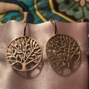 Sterling Silver Tree Earrings